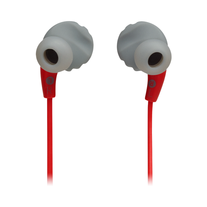 JBL Endurance RUNBT - Red - Sweatproof Wireless In-Ear Sport Headphones - Back image number null