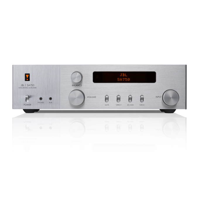 JBL SA750 - Teak - Streaming Integrated Stereo Amplifier – Anniversary Edition - Front image number null