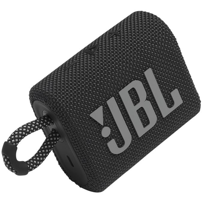 JBL Go 3 - Black - Portable Waterproof Speaker - Detailshot 1 image number null