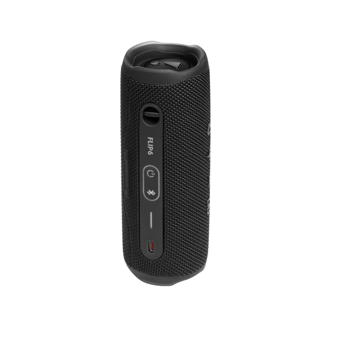 JBL Flip 6 - Black - Portable Waterproof Speaker - Back image number null