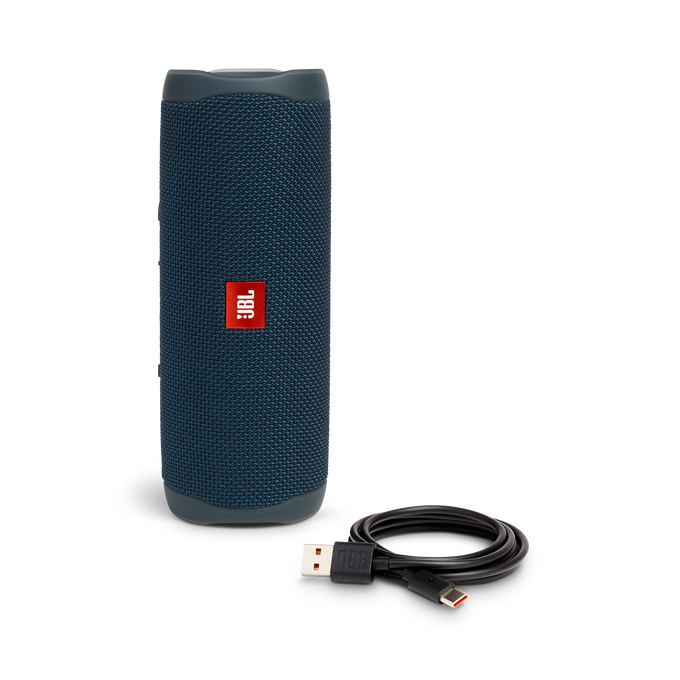 JBL Flip 5 - Blue - Portable Waterproof Speaker - Detailshot 1 image number null