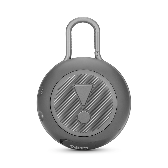 JBL Clip 3 - Stone Grey - Portable Bluetooth® speaker - Back image number null