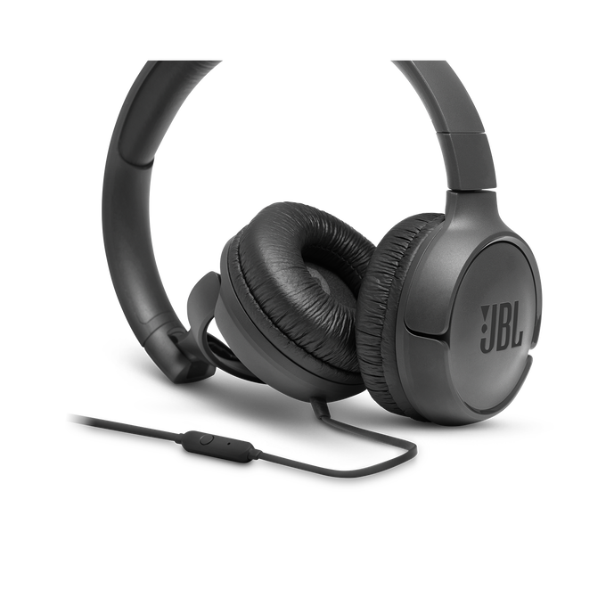 JBL Tune 500 - Black - Wired on-ear headphones - Detailshot 3 image number null