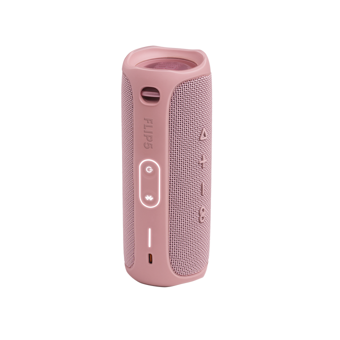 JBL Flip 5 - Pink - Portable Waterproof Speaker - Back image number null
