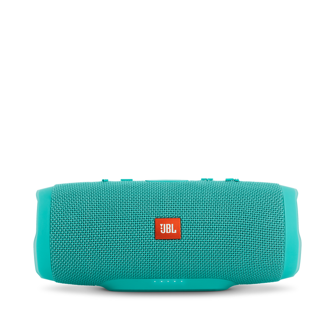 JBL Charge 3 - Teal - Full-featured waterproof portable speaker with high-capacity battery to charge your devices - Front image number null