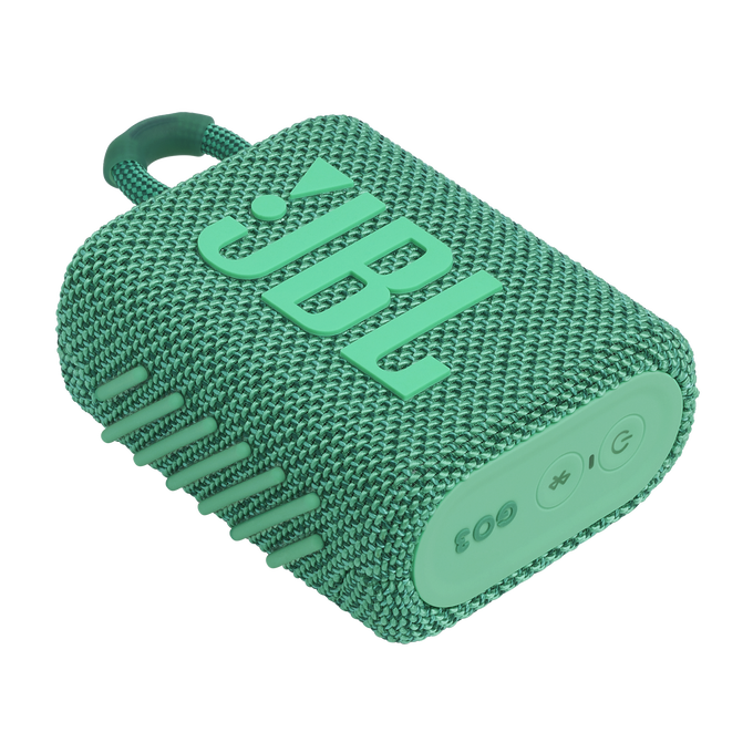 JBL Go 3 Eco - Green - Ultra-portable Waterproof Speaker - Detailshot 3 image number null