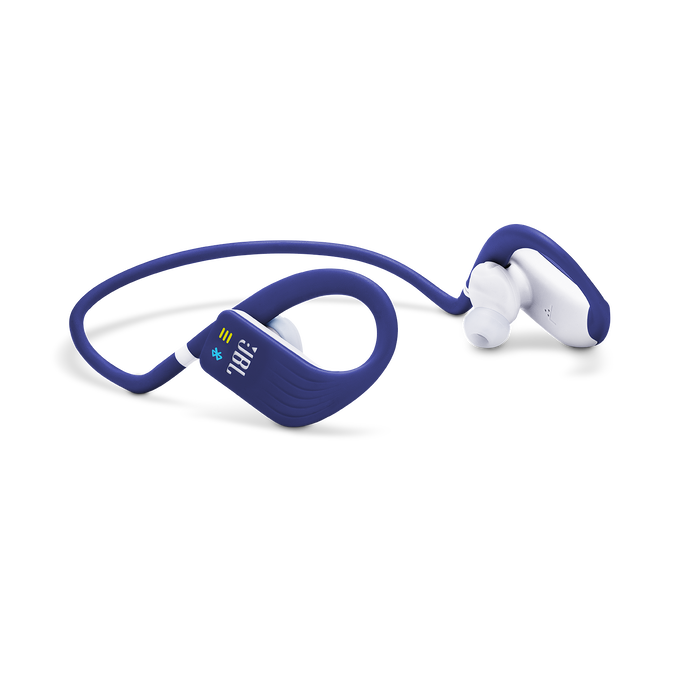 JBL Endurance DIVE - Blue - Waterproof Wireless In-Ear Sport Headphones with MP3 Player - Detailshot 4 image number null