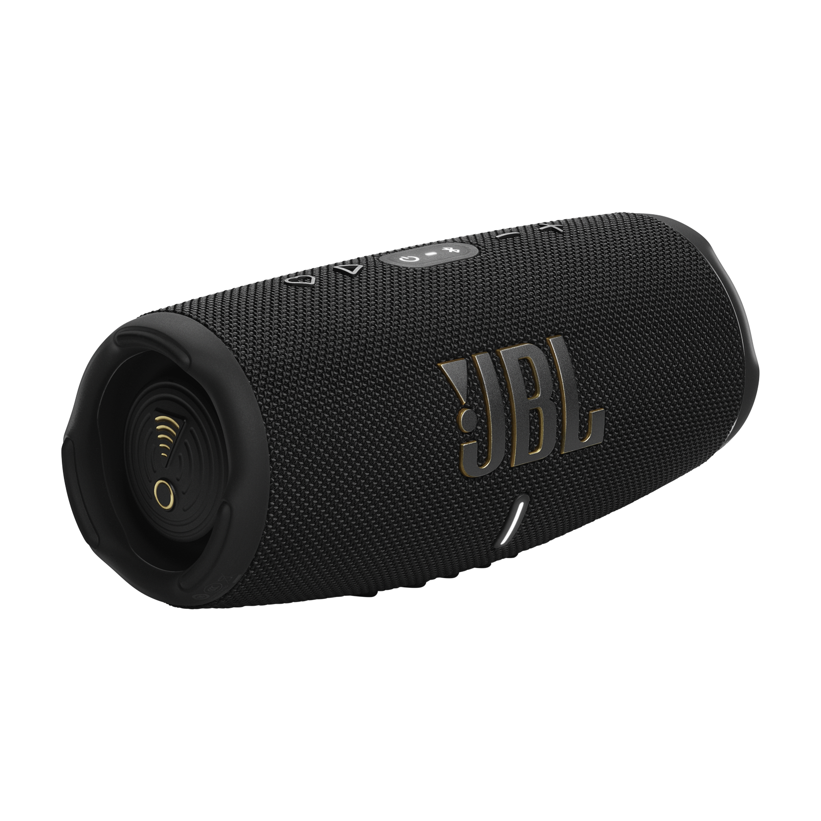 HONGC Siliconen Case Voor JBL Charge 5, Beschermhoes Met Schouderriem En Karabijnhaak Voor Jbl Charge 5 Draagbare Reistas Zwart