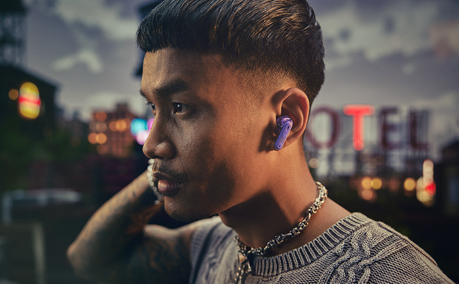 JBL Tune Flex 2 Ghost Edition Adaptive Noise Cancellation and Smart Ambient Technology - Image