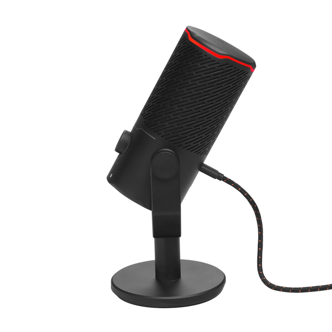 JBL Quantum Stream | Microphone USB bi-directionnel haut de gamme pour le streaming, l'enregistrement et le jeu