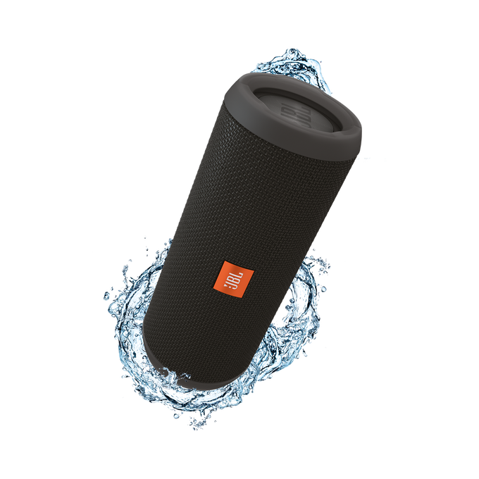 Deens douche onder JBL Flip 3 | Compleet uitgeruste, spatwaterdichte, draagbare luidspreker  met verrassend krachtig geluid in een compacte vorm