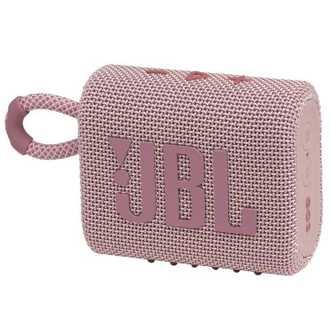 JBL Go 3 - Pink - Portable Waterproof Speaker - Hero image number null